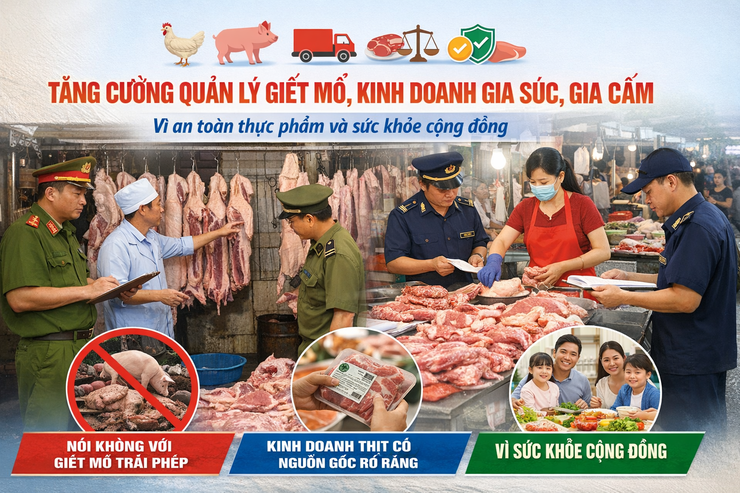 PHƯỜNG YÊN NGHĨA TĂNG CƯỜNG QUẢN LÝ GIẾT MỔ, VẬN CHUYỂN, KINH DOANH ĐỘNG VẬT TRONG DỊP LỄ TẾT- Ảnh 1.