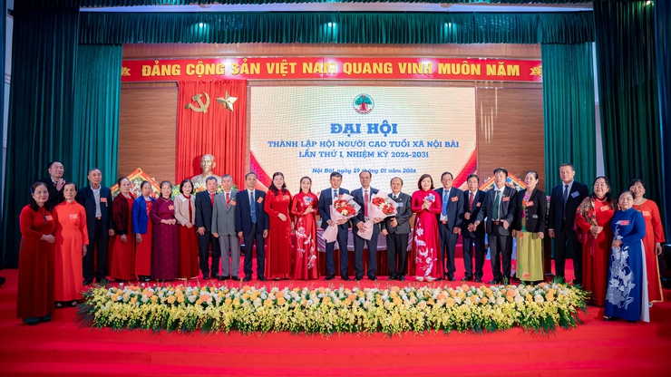 ĐẠI HỘI THÀNH LẬP HỘI NGƯỜI CAO TUỔI XÃ NỘI BÀI 
THÀNH CÔNG TỐT ĐẸP- Ảnh 9.