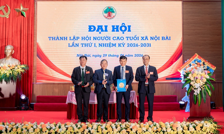 ĐẠI HỘI THÀNH LẬP HỘI NGƯỜI CAO TUỔI XÃ NỘI BÀI 
THÀNH CÔNG TỐT ĐẸP- Ảnh 4.