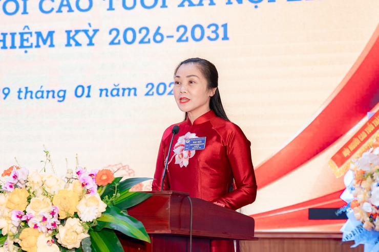 ĐẠI HỘI THÀNH LẬP HỘI NGƯỜI CAO TUỔI XÃ NỘI BÀI 
THÀNH CÔNG TỐT ĐẸP- Ảnh 6.