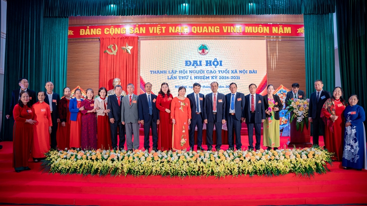 ĐẠI HỘI THÀNH LẬP HỘI NGƯỜI CAO TUỔI XÃ NỘI BÀI 
THÀNH CÔNG TỐT ĐẸP- Ảnh 8.