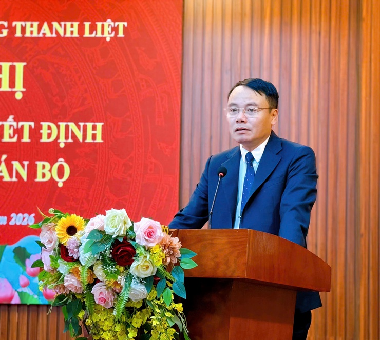 Thanh Liệt: Ra mắt Trung tâm Dịch vụ tổng hợp phường và công bố các quyết định về công tác cán bộ- Ảnh 9.