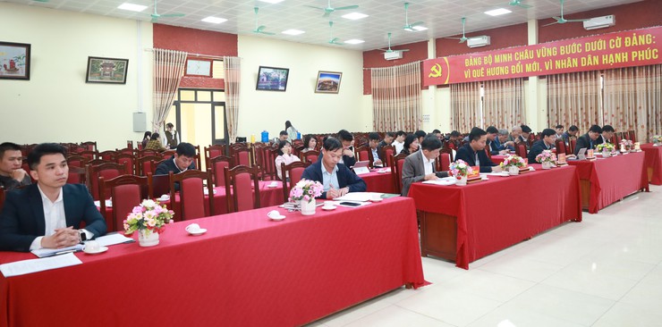 Xã Minh Châu tổ chức hội nghị ký kết chương trình phối hợp công tác giữa Thường trực HĐND – UBND - Ủy ban MTTQ Việt Nam xã năm 2026.- Ảnh 2.