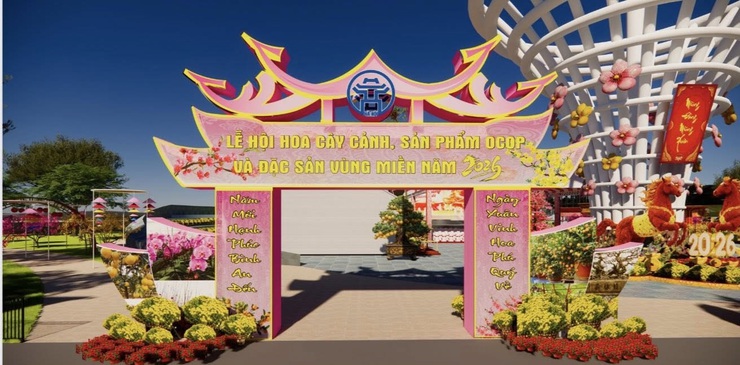 Lễ hội hoa, cây cảnh, sản phẩm OCOP và đặc sản vùng miền quy mô nhất từ trước đến nay sắp diễn ra tại Công viên Thiên văn học Dương Nội- Ảnh 1.