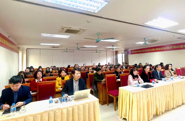 Phường Dương Nội dự Hội nghị Báo cáo viên Trung ương tháng 1/2026 thông báo nhanh kết quả Đại hội Đảng toàn quốc lần thứ XIV- Ảnh 1.