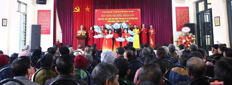 XÃ SÓC SƠN GẮN BIỂN CÔNG TRÌNH "DÂN VẬN KHÉO" CHÀO MỪNG THÀNH CÔNG ĐẠI HỘI ĐẢNG TOÀN QUỐC LẦN THỨ XIV- Ảnh 6.