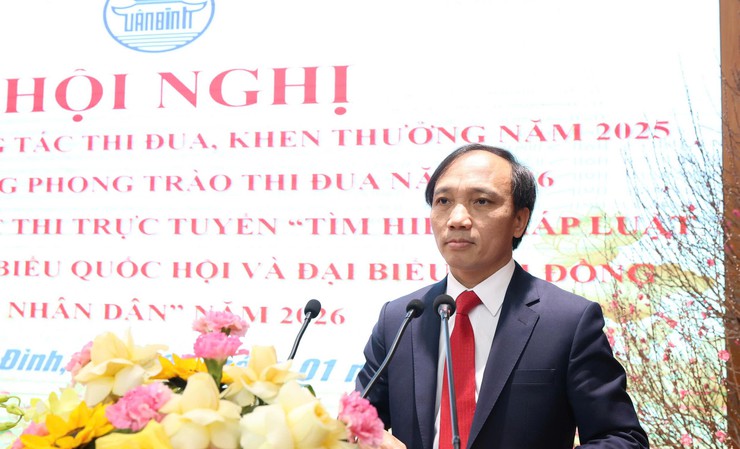 UBND xã Vân Đình tổng kết phong trào thi đua yêu nước và phát động cuộc thi trực tuyến “Tìm hiểu pháp luật về bầu cử đại biểu Quốc hội và đại biểu Hội đồng nhân dân” năm 2026- Ảnh 4.