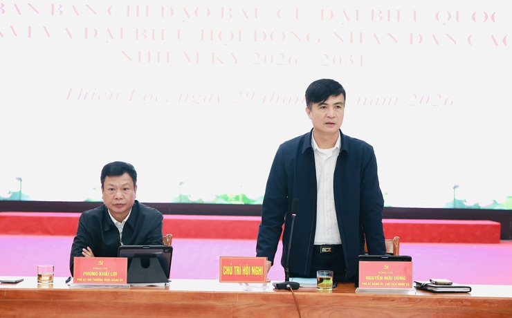 Hội nghị giao ban Ban chỉ đạo bầu cử đại biểu Quốc hội khóa XVI và đại biểu Hội đồng nhân dân các cấp nhiệm kỳ 2026 – 2031- Ảnh 2.