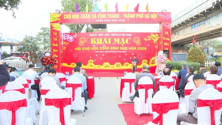 XÃ VĨNH THANH KHAI MẠC HỘI CHỢ HOA XUÂN BÍNH NGỌ NĂM 2026- Ảnh 5.