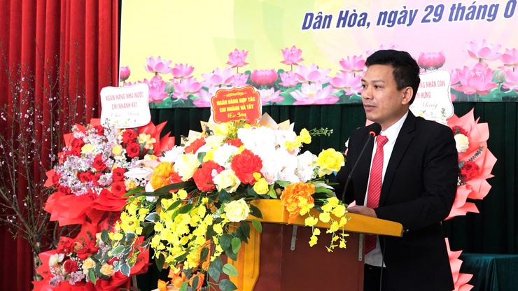 ĐẠI HỘI ĐẠI BIỂU THÀNH VIÊN THƯỜNG NIÊN
QUỸ TÍN DỤNG NHÂN DÂN DÂN HÒA NĂM 2026- Ảnh 3.