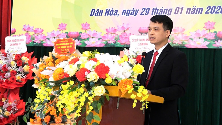 ĐẠI HỘI ĐẠI BIỂU THÀNH VIÊN THƯỜNG NIÊN
QUỸ TÍN DỤNG NHÂN DÂN DÂN HÒA NĂM 2026- Ảnh 4.