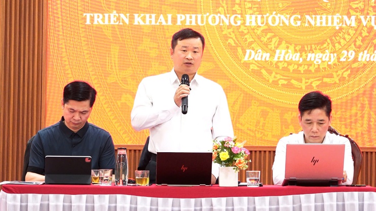 HỘI NGHỊ GIAO BAN CÔNG TÁC ĐẢNG, CHÍNH QUYỀN, ĐOÀN THỂ XÃ DÂN HÒA THÁNG 01/2026:
ĐÁNH GIÁ TOÀN DIỆN KẾT QUẢ, QUYẾT LIỆT TRIỂN KHAI NHIỆM VỤ THÁNG 02- Ảnh 10.