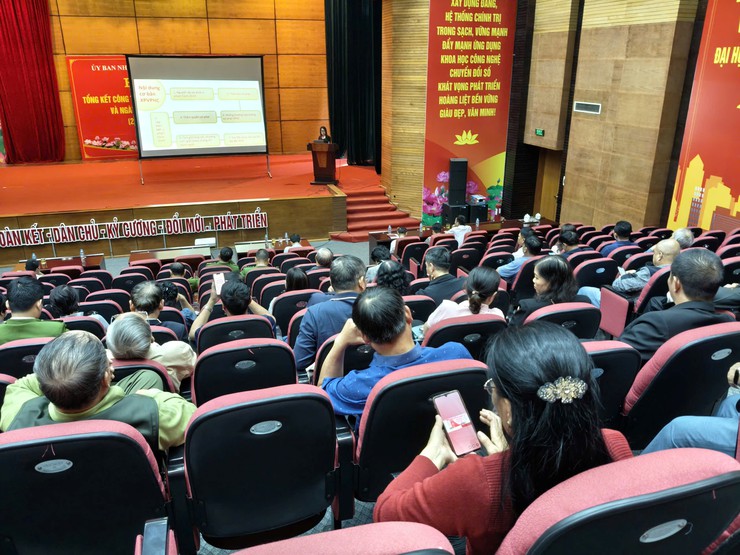 Phường Hoàng Liệt tổ chức Hội nghị tuyên truyền, phổ biến pháp luật về áp dụng biện pháp ngừng cung cấp điện, nước; đảm bảo trật tự, an toàn, vệ sinh môi trường trong thi công xây dựng- Ảnh 2.