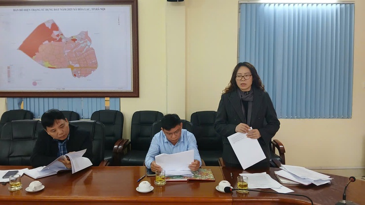 Ban Kinh tế - Ngân sách HĐND xã Hòa Lạc thẩm tra nội dung phục vụ Kỳ họp chuyên đề thứ Năm- Ảnh 2.