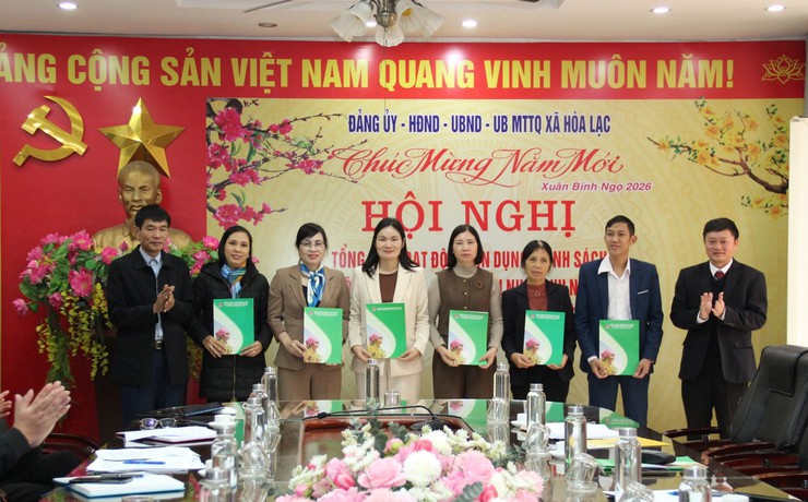 Ủy ban MTTQ Việt Nam xã Hòa Lạc tổng kết hoạt động ủy thác cho vay hộ nghèo và các đối tượng chính sách năm 2025- Ảnh 4.