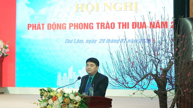 Công đoàn xã Thư Lâm tổ chức Hội nghị Tổng kết Công tác tổ chức Đại hội Công đoàn cơ sở và trao quyết định công nhận các chức danh công đoàn cơ sở- Ảnh 8.