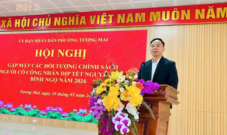Phường Tương Mai: Gặp mặt các đối tượng chính sách, người có công nhân dịp Tết Nguyên đán Bính Ngọ 2026- Ảnh 2.