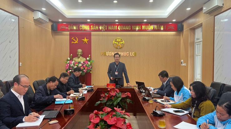 Thường trực Đảng uỷ làm việc với các ban Đảng, Văn phòng Đảng uỷ, Uỷ ban MTTQ Việt Nam và các tổ chức chính trị - xã hội phường về nhiệm vụ trọng tâm năm 2026- Ảnh 5.