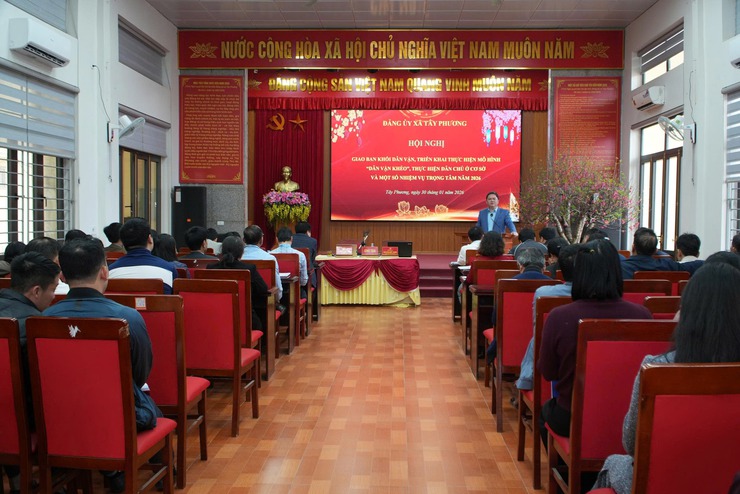 Xã Tây Phương đẩy mạnh phong trào “Dân vận khéo”, phát huy dân chủ ở cơ sở- Ảnh 1.