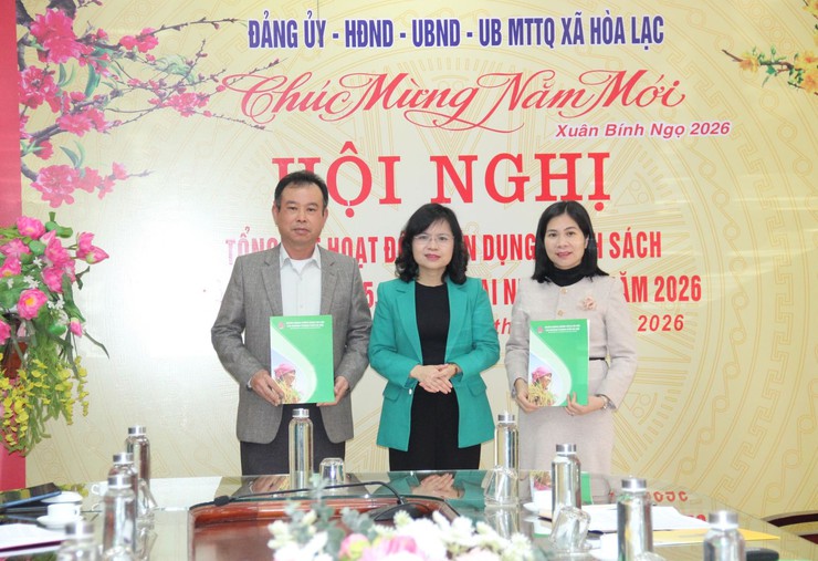 Ủy ban MTTQ Việt Nam xã Hòa Lạc tổng kết hoạt động ủy thác cho vay hộ nghèo và các đối tượng chính sách năm 2025- Ảnh 3.