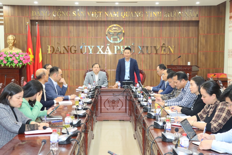 Học viện Nông nghiệp Việt Nam làm việc với UBND xã Phú Xuyên về định hướng trong lĩnh vực nông nghiệp và phát triển địa phương- Ảnh 1.