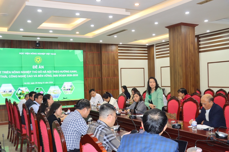 Học viện Nông nghiệp Việt Nam làm việc với UBND xã Phú Xuyên về định hướng trong lĩnh vực nông nghiệp và phát triển địa phương- Ảnh 5.