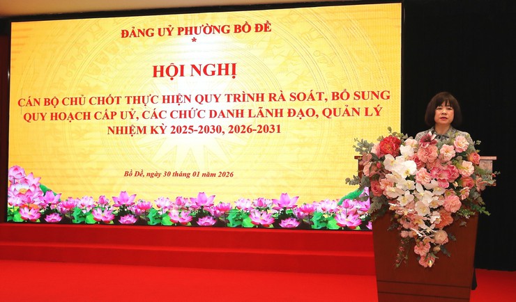 Phường Bồ Đề tổ chức các hội nghị thực hiện quy trình quy hoạch cán bộ nhiệm kỳ 2025–2030, 2026–2031- Ảnh 3.