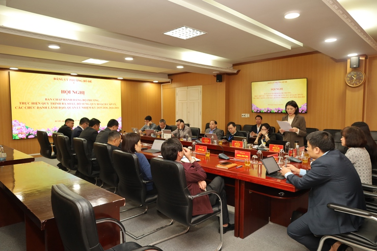 Phường Bồ Đề tổ chức các hội nghị thực hiện quy trình quy hoạch cán bộ nhiệm kỳ 2025–2030, 2026–2031- Ảnh 2.