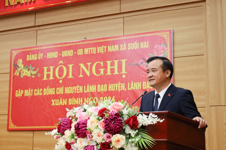 Xã Suối Hai: Gặp mặt các đồng chí nguyên lãnh đạo huyện, nguyên lãnh đạo xã Ba Trại, Tản Lĩnh(cũ)- Ảnh 4.