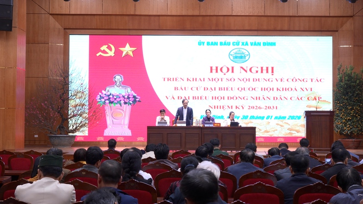 Hội nghị triển khai một số nội dung về công tác bầu cử- Ảnh 2.