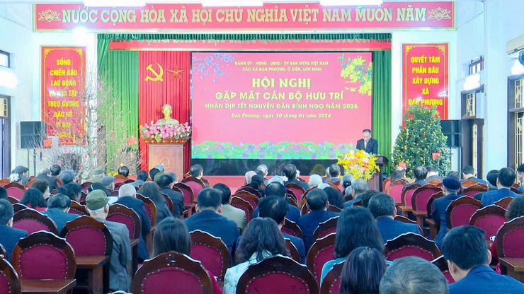 Gặp mặt cán bộ hưu trí nhân dịp Tết nguyên Đán Bính Ngọ năm 2026- Ảnh 1.