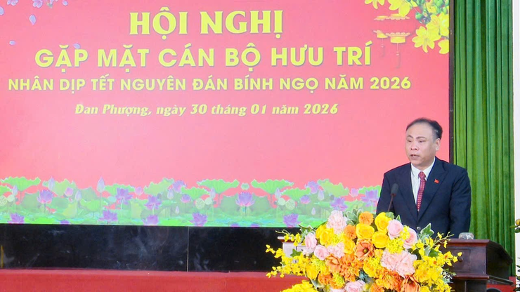 Gặp mặt cán bộ hưu trí nhân dịp Tết nguyên Đán Bính Ngọ năm 2026- Ảnh 3.