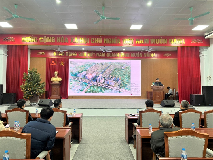 XÃ MÊ LINH TỔ CHỨC HỘI NGHỊ TRIỂN KHAI GIẢI PHÓNG MẶT BẰNG DỰ ÁN KHU ĐÔ THỊ AIC- Ảnh 1.