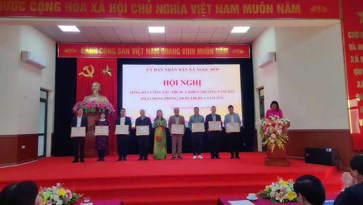 UBND xã Ngọc Hồi tổng kết công tác thi đua, khen thưởng năm 2025, phát động phong trào thi đua yêu nước năm 2026- Ảnh 7.