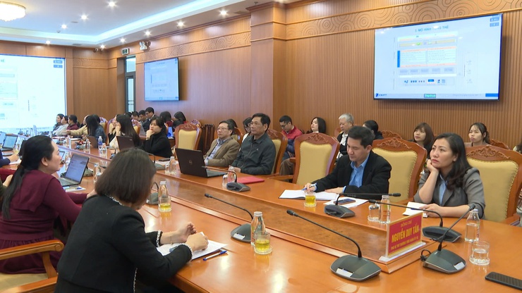 Xã Thanh Trì: Dự hội nghị trực tuyến Hướng dẫn sử dụng Giải quyết các thủ tục hành chính của Đảng trên môi trường mạng- Ảnh 3.