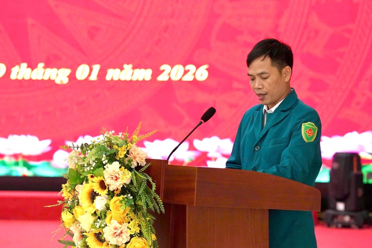 Hội nghị bàn giao nhiệm vụ Chỉ huy trưởng Ban chỉ huy quân sự xã Thiên Lộc- Ảnh 2.