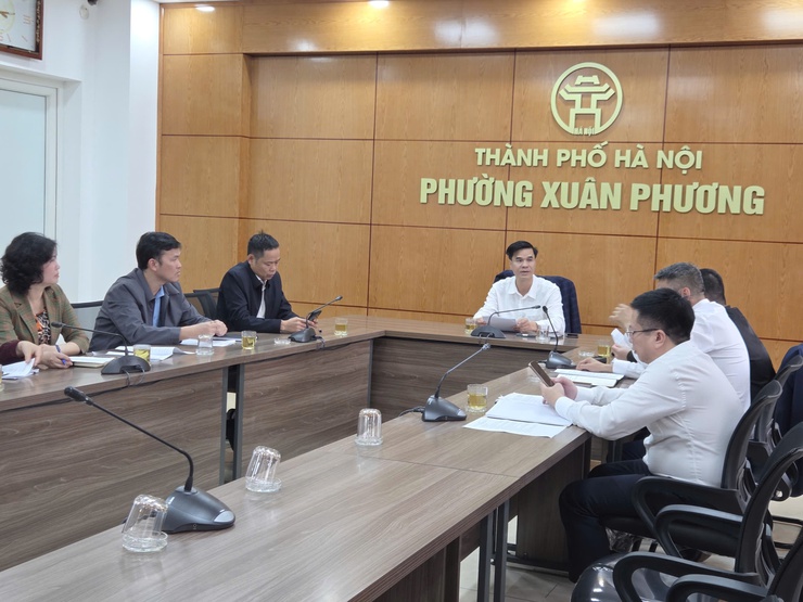 Hội nghị đánh giá kết quả khắc phục điểm nghẽn về an toàn thực phẩm trên địa bàn phường Xuân Phương- Ảnh 1.