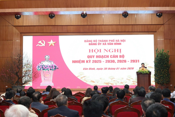 ĐẢNG ỦY XÃ VÂN ĐÌNH TỔ CHỨC HỘI NGHỊ QUY HOẠCH CÁN BỘ NHIỆM KỲ 2025-2030, 2026-2031- Ảnh 5.