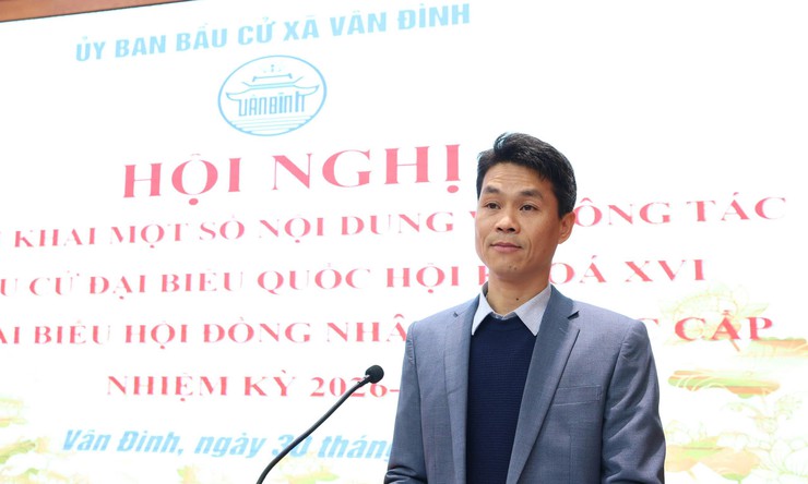 Hội nghị triển khai một số nội dung về công tác bầu cử- Ảnh 3.