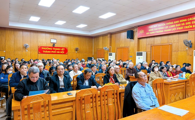 Phường Thanh Liệt: 250 đại biểu tham dự tập huấn, tuyên truyền, phổ biến pháp luật về bầu cử đại biểu Quốc hội và HĐND các cấp- Ảnh 1.