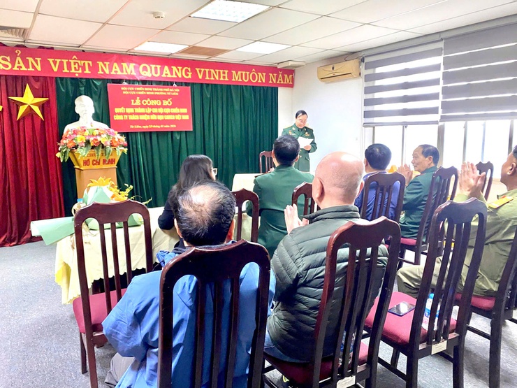 Lễ công bố thành lập Chi hội Cựu chiến binh Công ty TNHH Cavico Việt Nam- Ảnh 3.