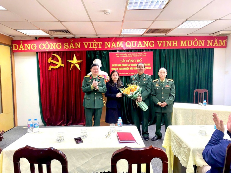 Lễ công bố thành lập Chi hội Cựu chiến binh Công ty TNHH Cavico Việt Nam- Ảnh 4.