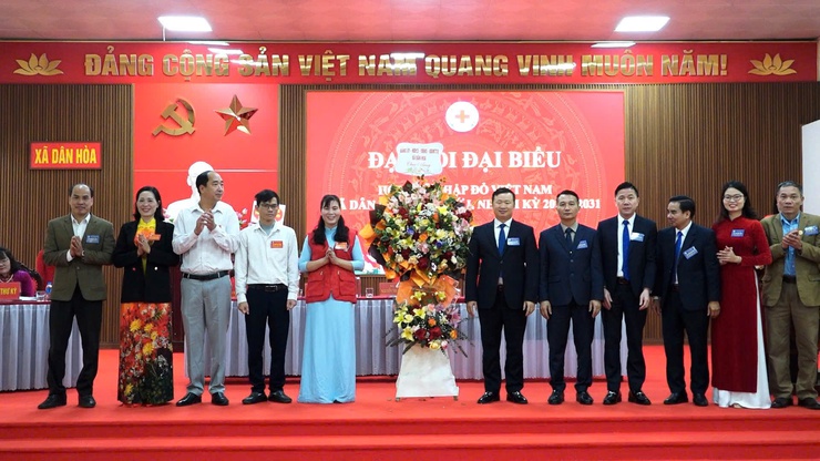 ĐẠI HỘI ĐẠI BIỂU HỘI CHỮ THẬP ĐỎ XÃ DÂN HÒA LẦN THỨ I, NHIỆM KỲ 2026–2031: DẤU MỐC QUAN TRỌNG TRONG HÀNH TRÌNH NHÂN ÁI- Ảnh 1.