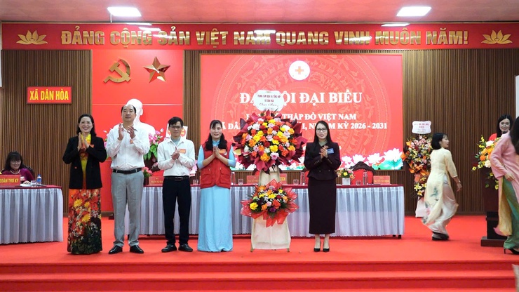 ĐẠI HỘI ĐẠI BIỂU HỘI CHỮ THẬP ĐỎ XÃ DÂN HÒA LẦN THỨ I, NHIỆM KỲ 2026–2031: DẤU MỐC QUAN TRỌNG TRONG HÀNH TRÌNH NHÂN ÁI- Ảnh 2.