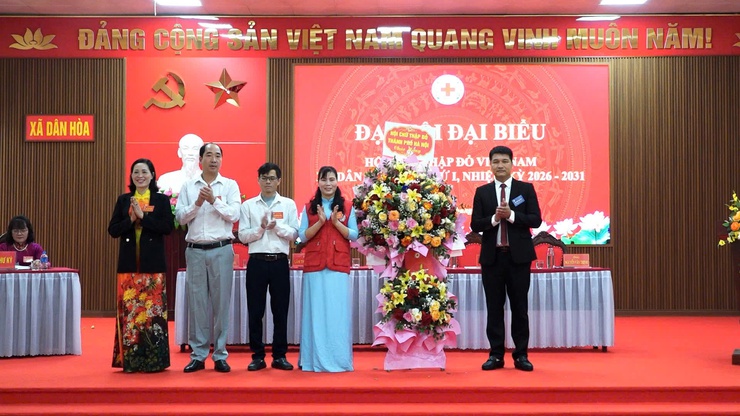 ĐẠI HỘI ĐẠI BIỂU HỘI CHỮ THẬP ĐỎ XÃ DÂN HÒA LẦN THỨ I, NHIỆM KỲ 2026–2031: DẤU MỐC QUAN TRỌNG TRONG HÀNH TRÌNH NHÂN ÁI- Ảnh 3.