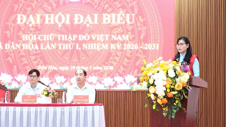 ĐẠI HỘI ĐẠI BIỂU HỘI CHỮ THẬP ĐỎ XÃ DÂN HÒA LẦN THỨ I, NHIỆM KỲ 2026–2031: DẤU MỐC QUAN TRỌNG TRONG HÀNH TRÌNH NHÂN ÁI- Ảnh 8.