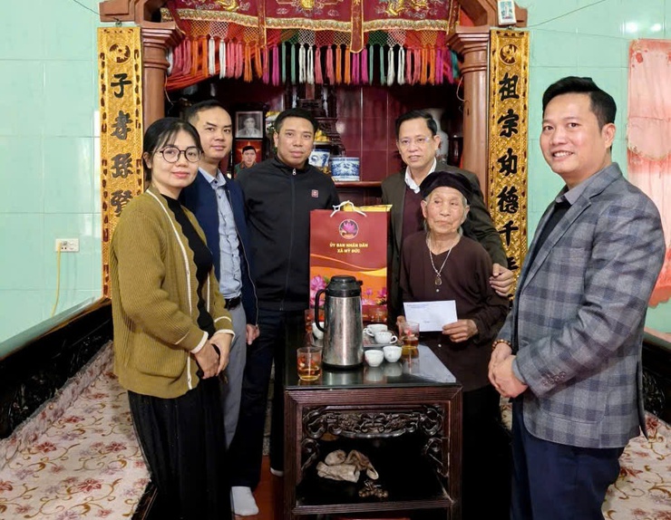 Lãnh đạo xã Mỹ Đức thăm, tặng quà nhân dịp Tết Nguyên Đán Bính Ngọ 2026- Ảnh 13.