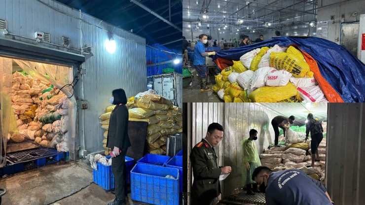 Xã Nam Phù phản hồi vụ việc thu giữ hơn 60 tấn thực phẩm không rõ nguồn gốc- Ảnh 1.