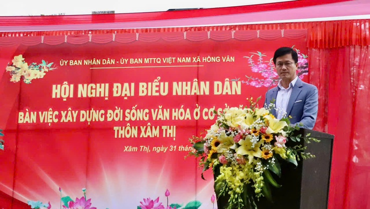 Thôn Xâm Thị - xã Hồng Vân tổ chức hội nghị đại biểu nhân dân bàn việc xây dựng đời sống văn hóa ở cơ sở năm 2026- Ảnh 11.