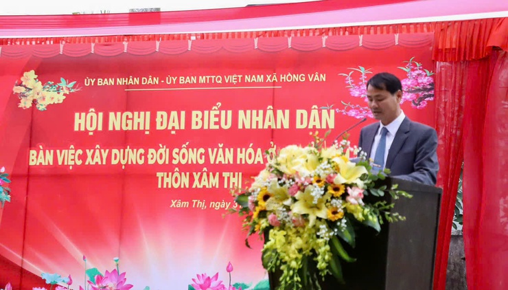 Thôn Xâm Thị - xã Hồng Vân tổ chức hội nghị đại biểu nhân dân bàn việc xây dựng đời sống văn hóa ở cơ sở năm 2026- Ảnh 10.